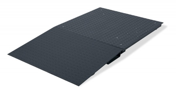 Access ramp for floor scales 1000 x 760 mm Stahl, pulverbeschichtet