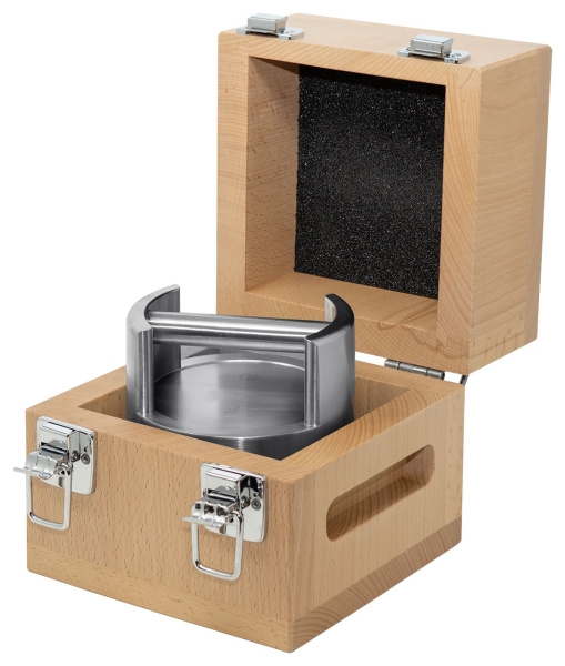 Wooden case for F1, F2 + M1 stackable stainless steel weights
